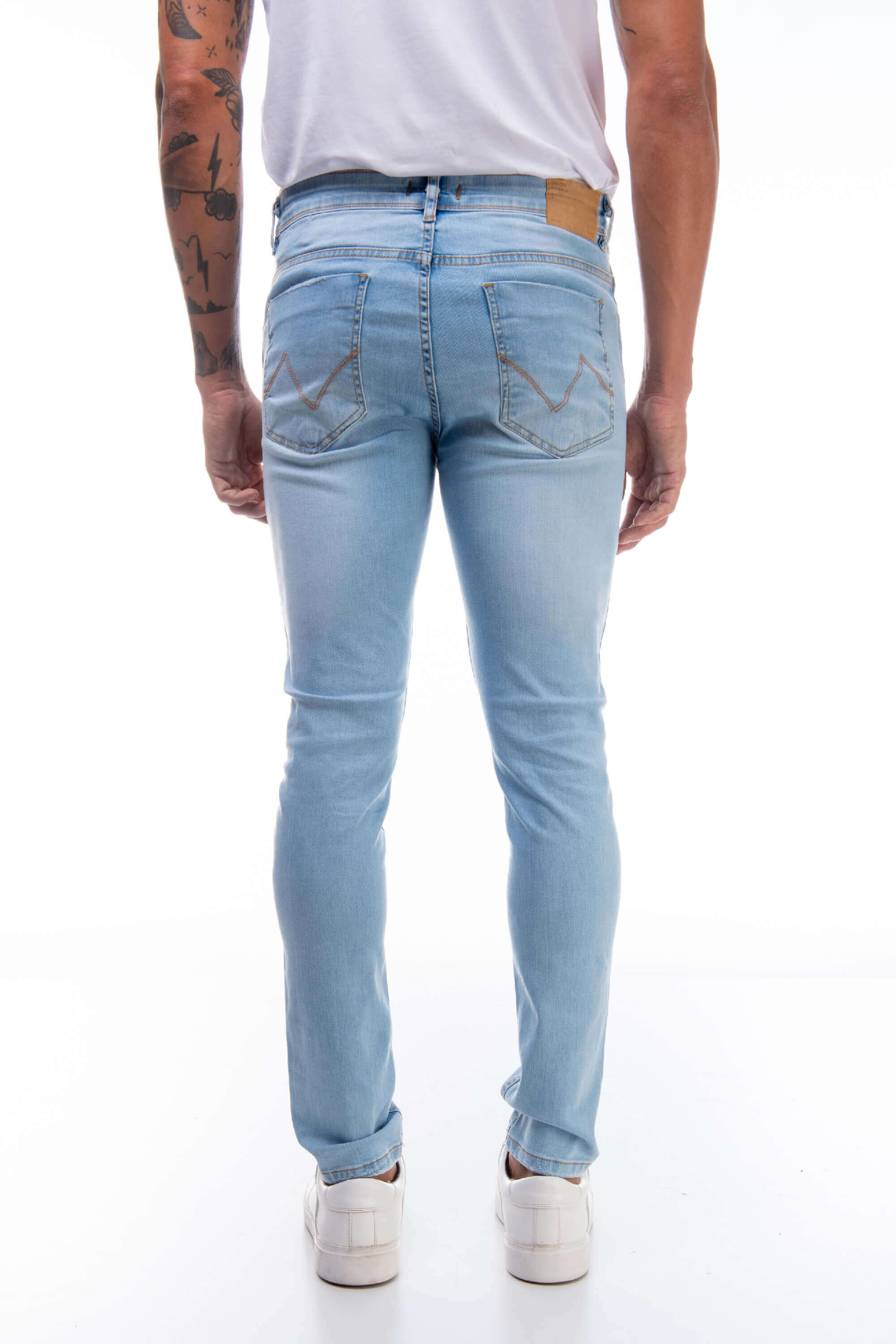 CALÇA JEANS SKINNY MASCULINA DRAZZO AZUL JEANS - Main Image