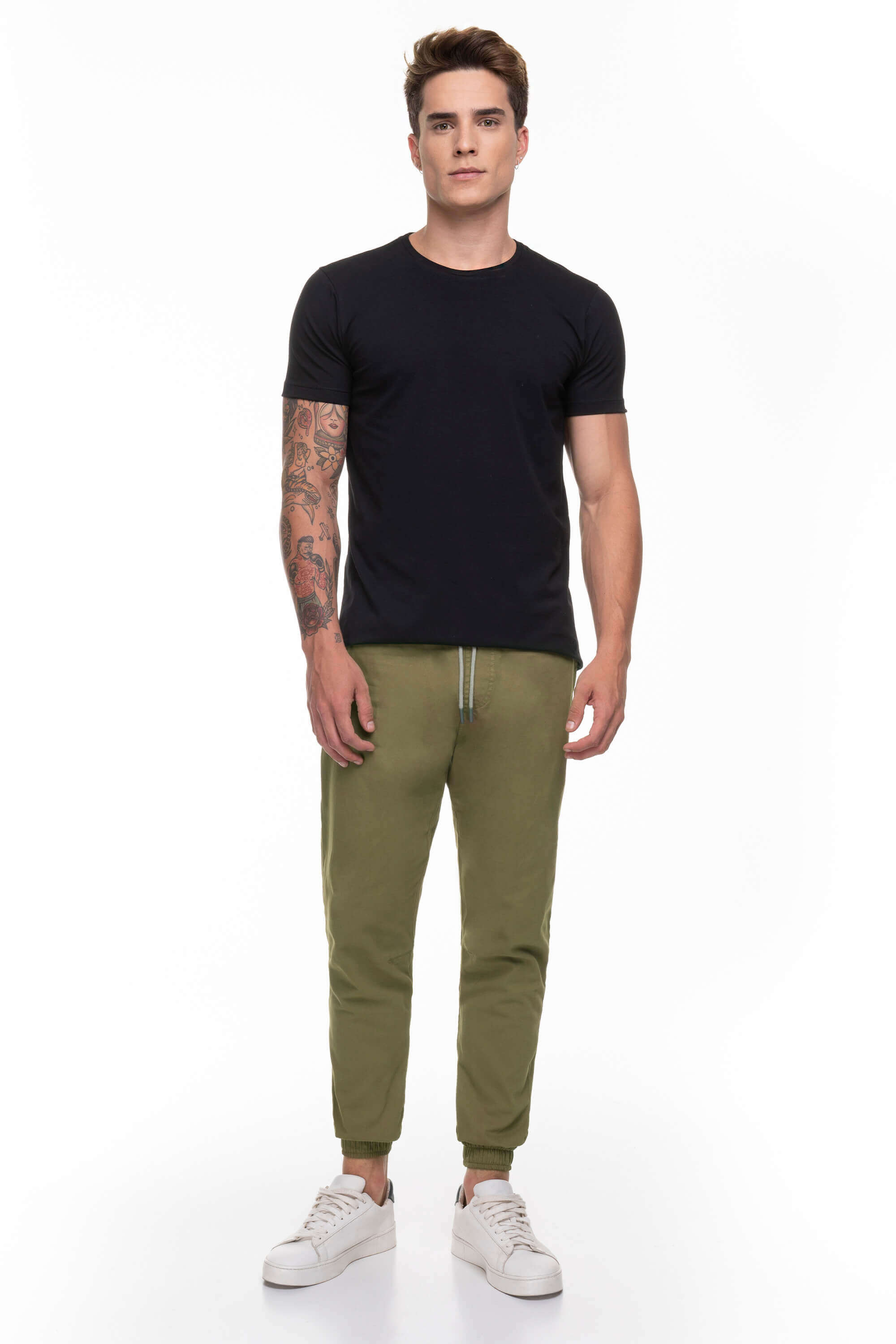 Calça Jogger Masculina Verde Drazzo